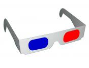 Red / Blue Paper 3D Glasses
