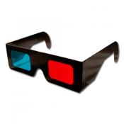Red / Cyan Paper 3D Glasses (Black)